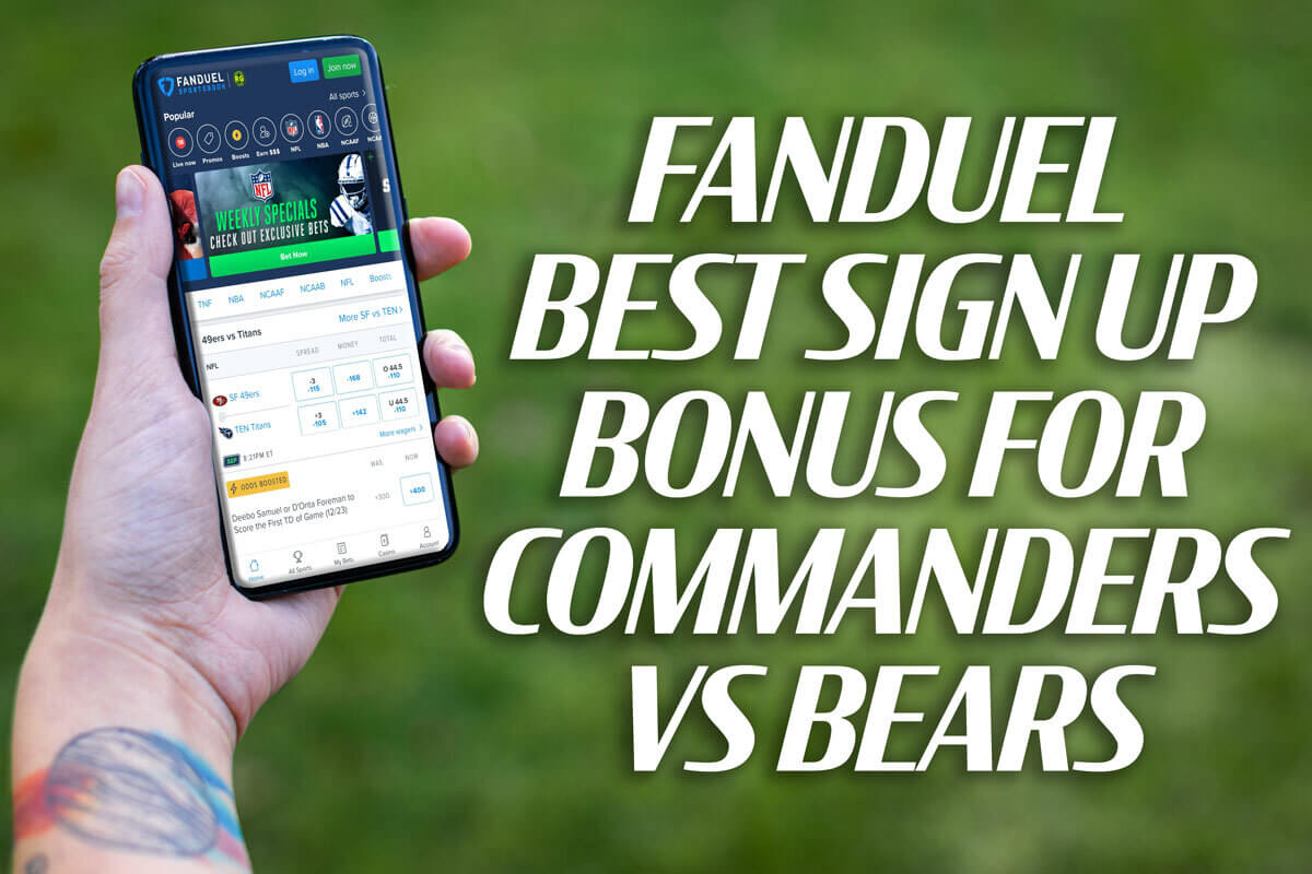 FanDuel promo code Thursday Night Football: Get $1,000 no sweat first bet  for Commanders-Bears 