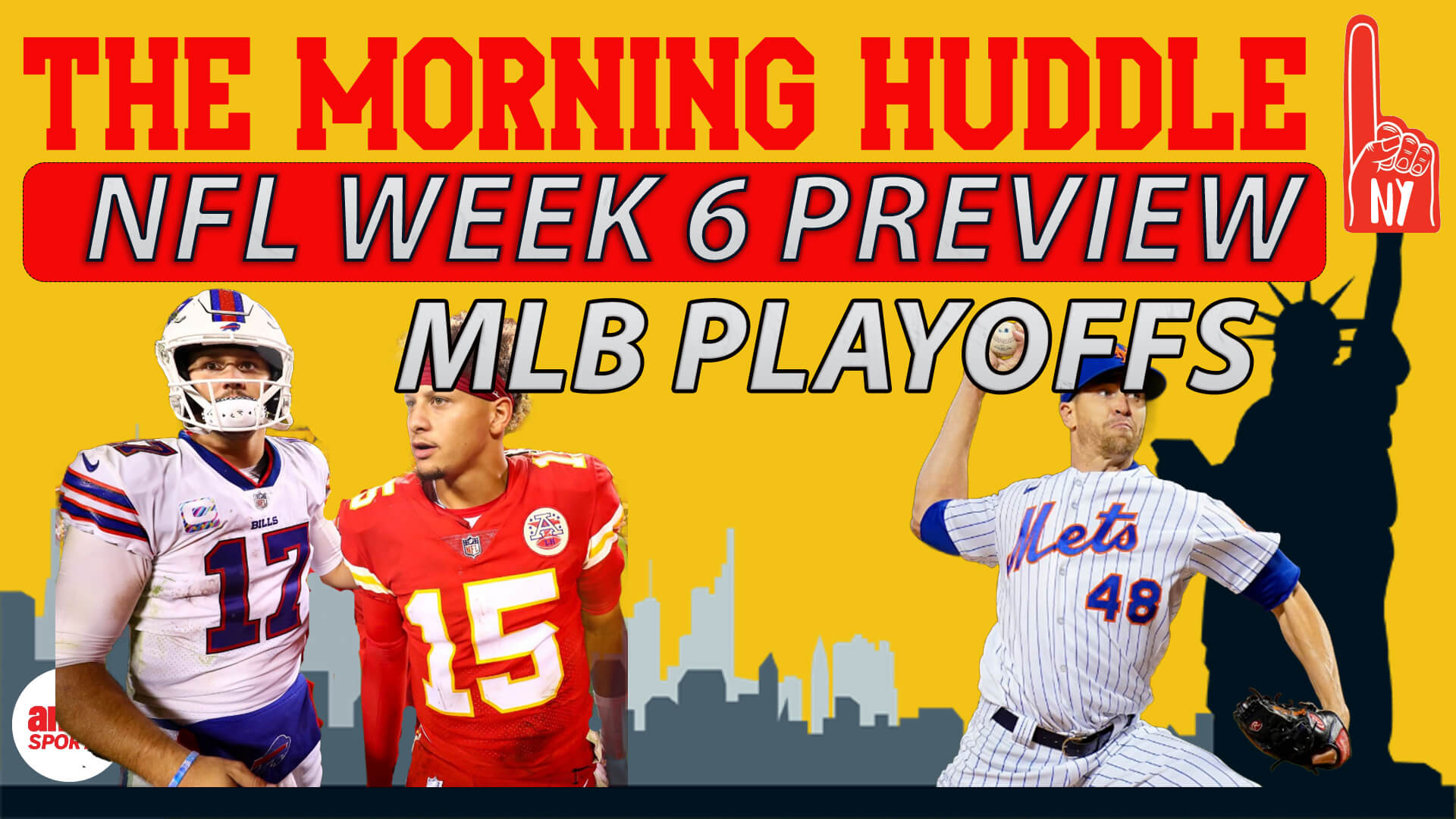 MUST WATCH VIDEO: Morning Huddle Week 6, Message to Mets fans, Jets and  Giants previews, more