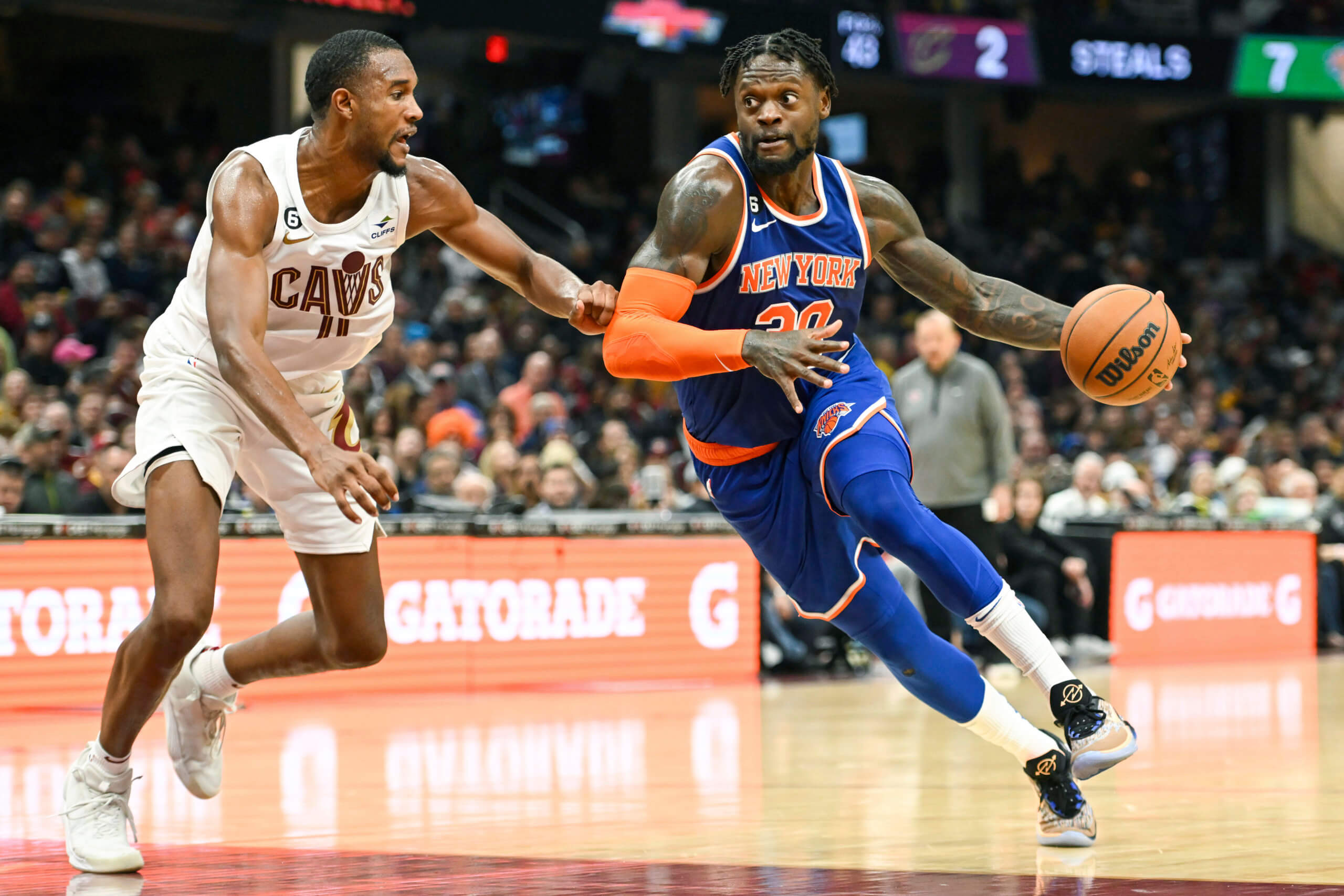 Julius Randle NBA Playoffs Player Props: Knicks vs. Cavaliers