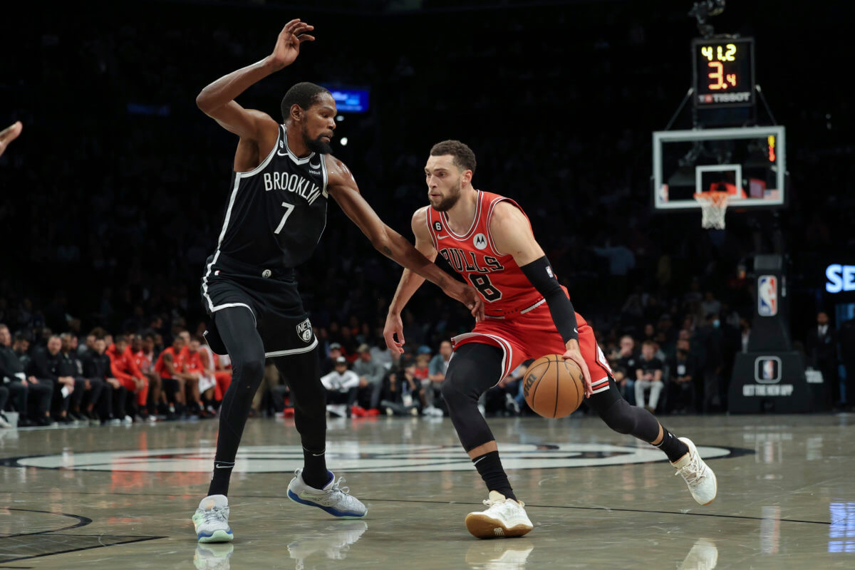 Nets crush Bulls in first playoff game in Brooklyn