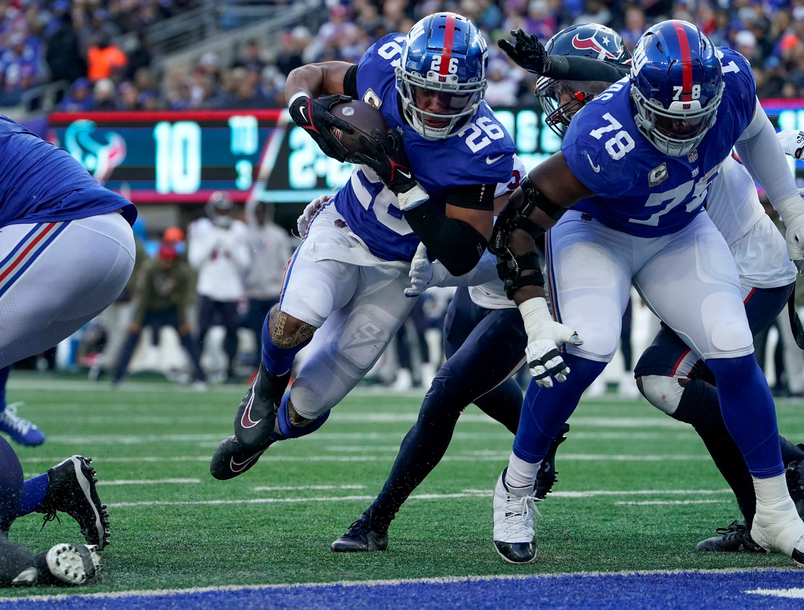 New York Giants' Andrew Thomas named a potential first-time Pro Bowler
