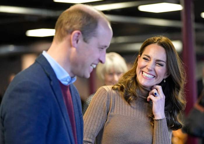 Britain's Prince William and Kate, Duchess of Cambridge visit the Church on the Street in Burnley, England.