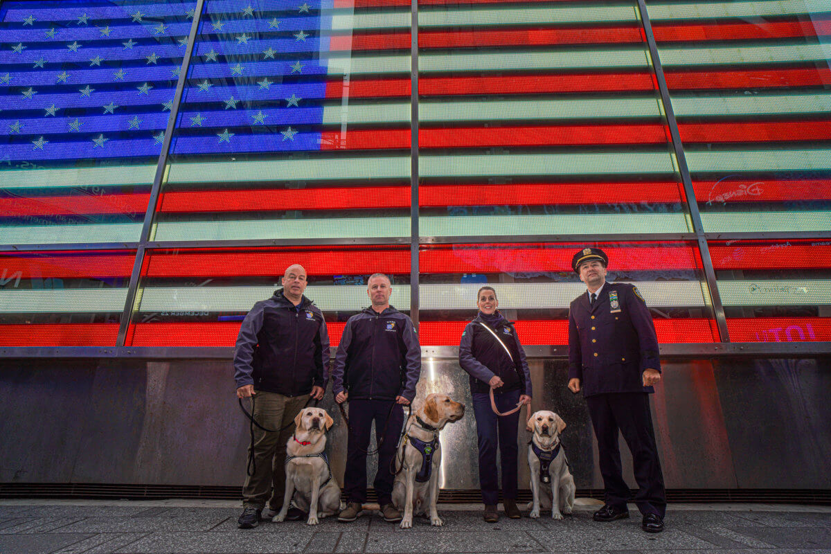 The New York City Police Foundation unveils the NYPD Canine and Friends