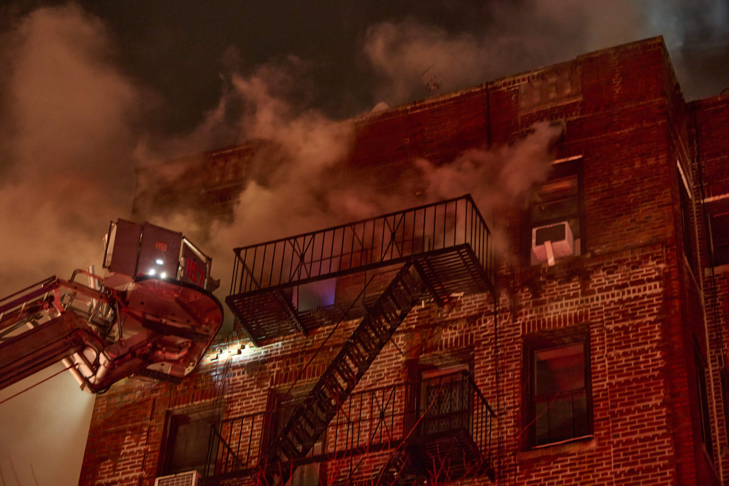 Intense Four-alarm Fire In Brooklyn Rips Through Apartment Building ...