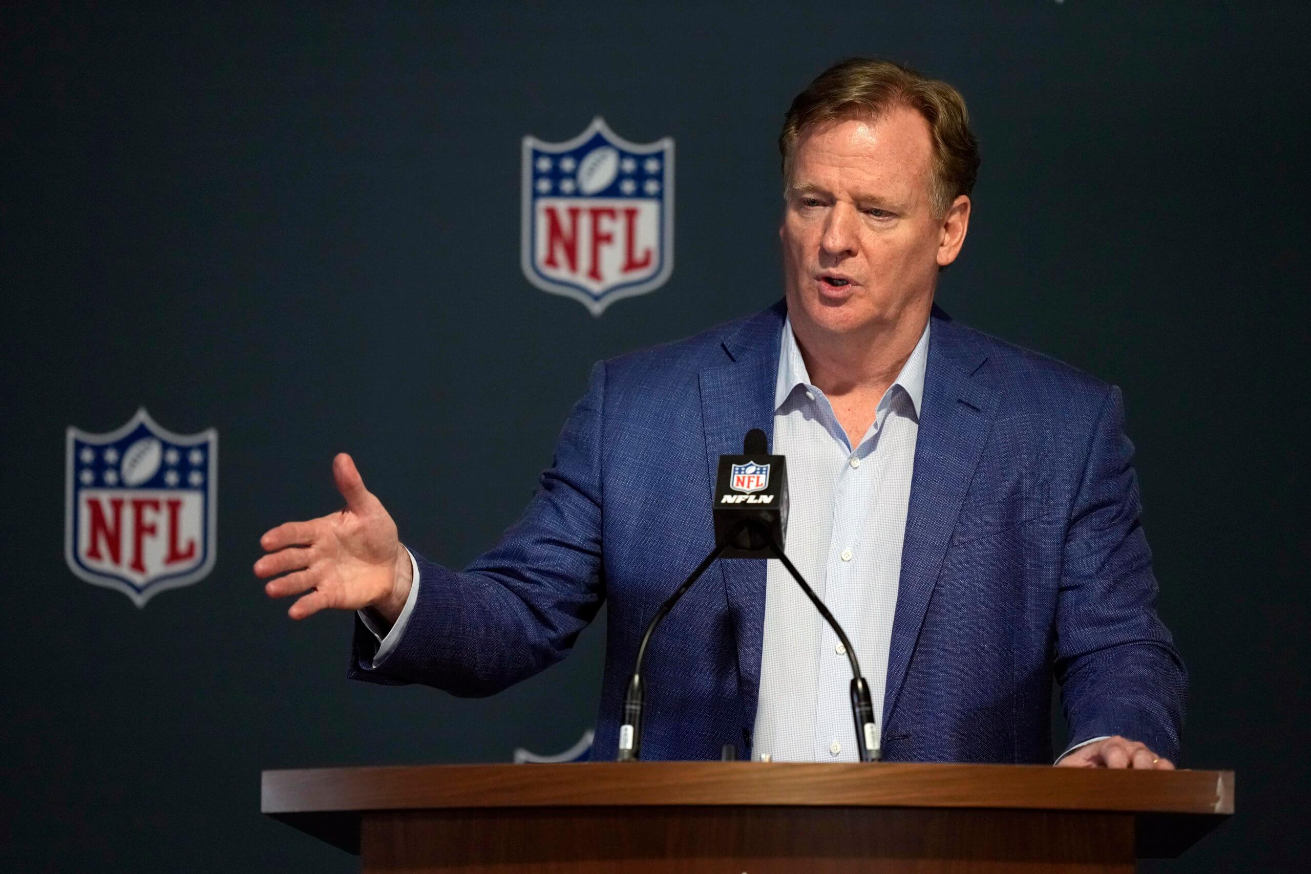 Roger Goodell offers mental health resources, Week 18 update