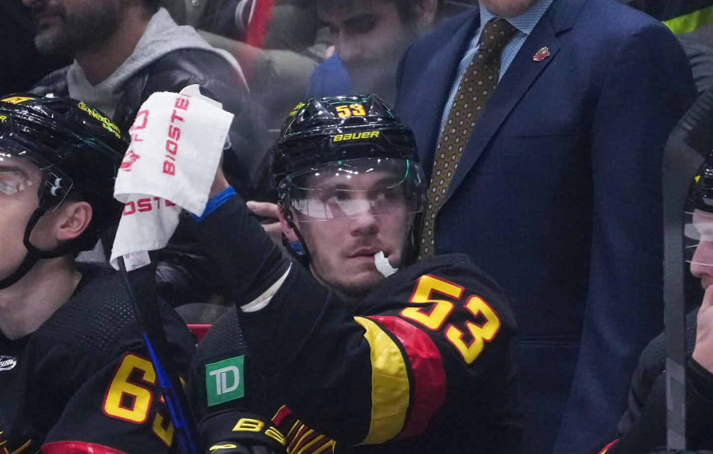 Canucks' Bo Horvat scores NHL-best ninth goal of Stanley Cup postseason