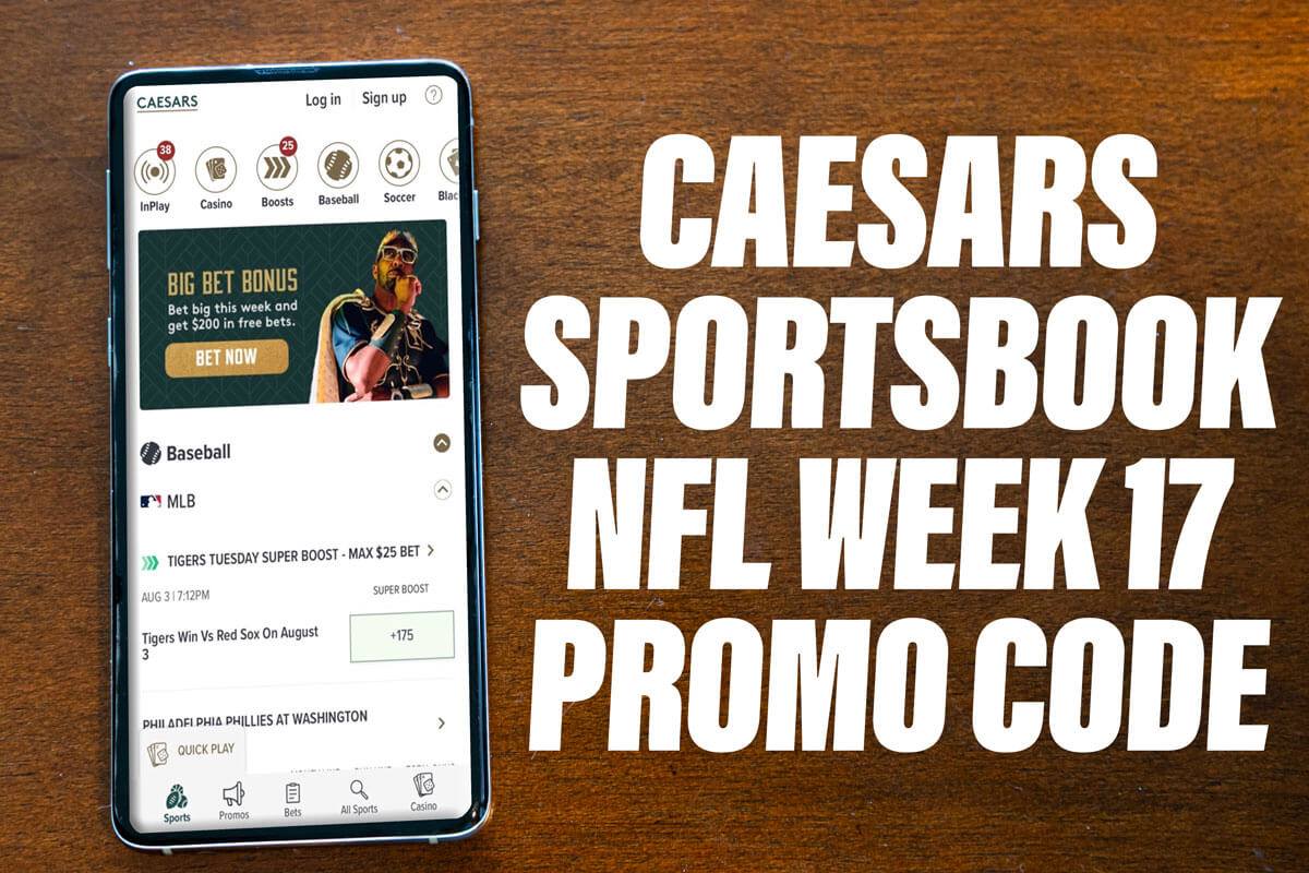 Caesars Sportsbook Promo Code Grabs $1,250 for Saturday's NFL Slate