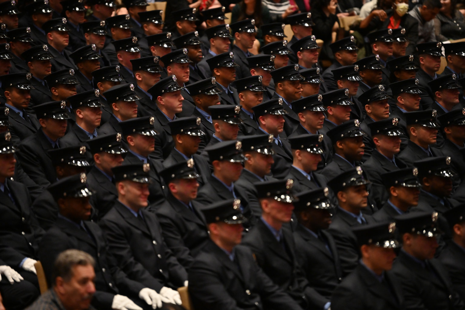 FDNY new class of probationary firefighters in Brooklyn