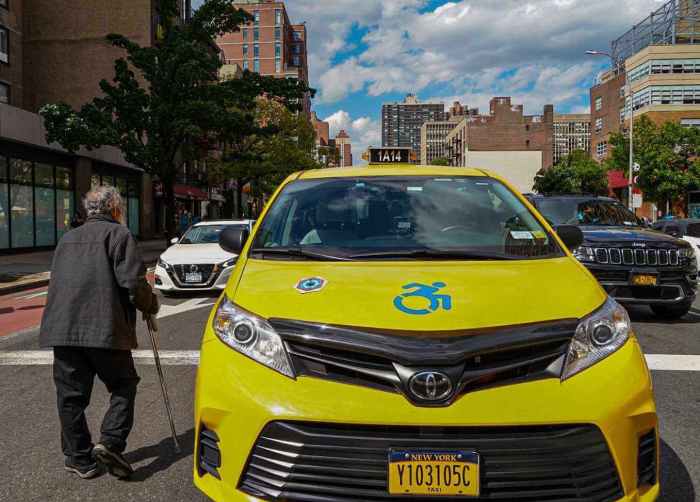 wheelchair-accessible taxi cab