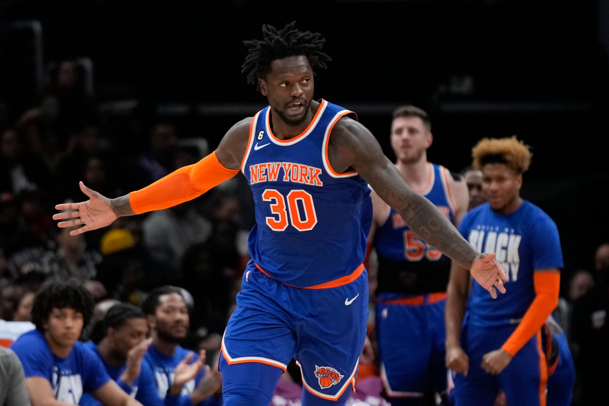 NEW YORK KNICKS on X: JB went to work and did not look back