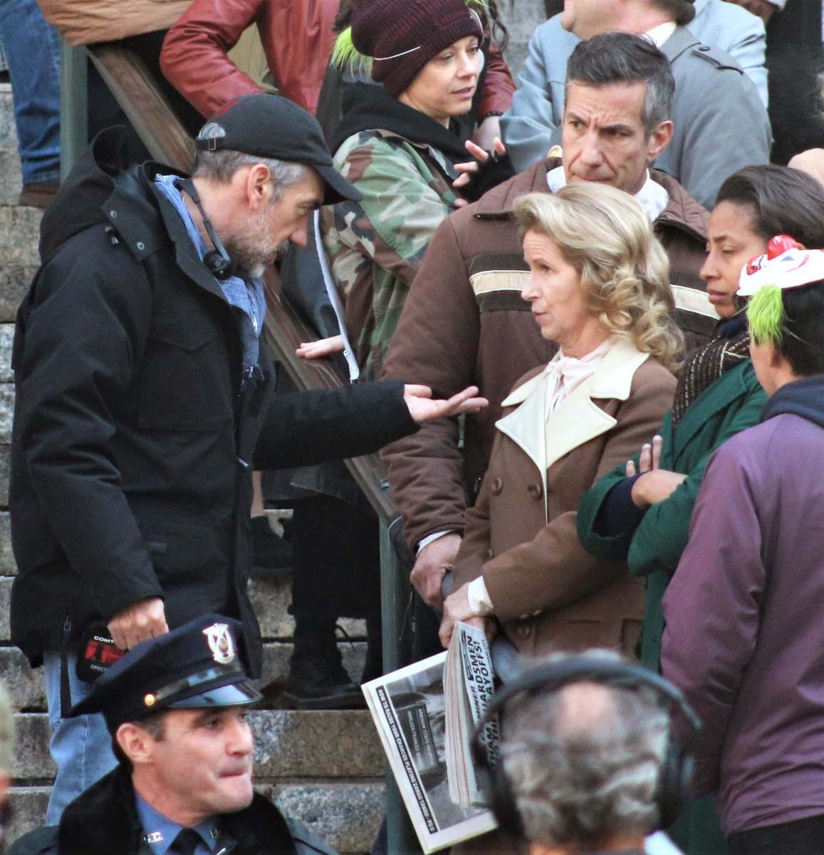 Lady Gaga on the set of Joker 2 (Photo by Michael Dorgan)