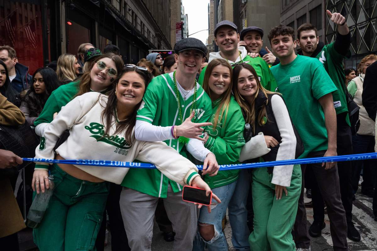 Thousands of revelers lined 5th Avenue for the annual St. Patrick's Day Parade