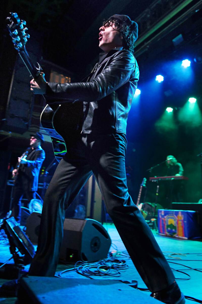 Jesse Malin with Derek Cruz on guitar and Rob Clores on keyboards