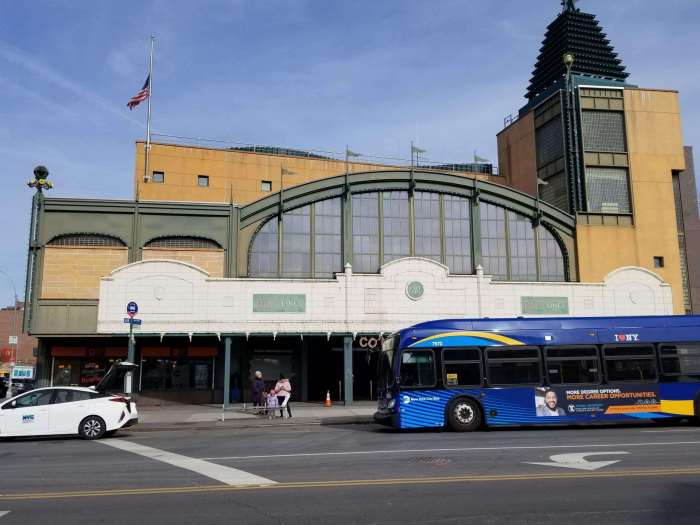 B36 bus outside Coney Island-Stillwell Ave station