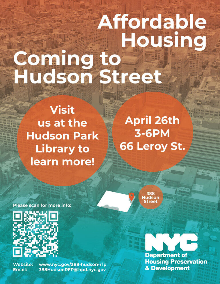 Speak today at West Village forum on affordable housing plan for Hudson ...