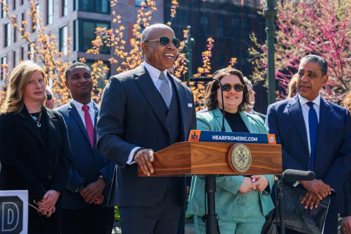 Mayor Eric Adams introduces Rat Czar Kathleen Corradi