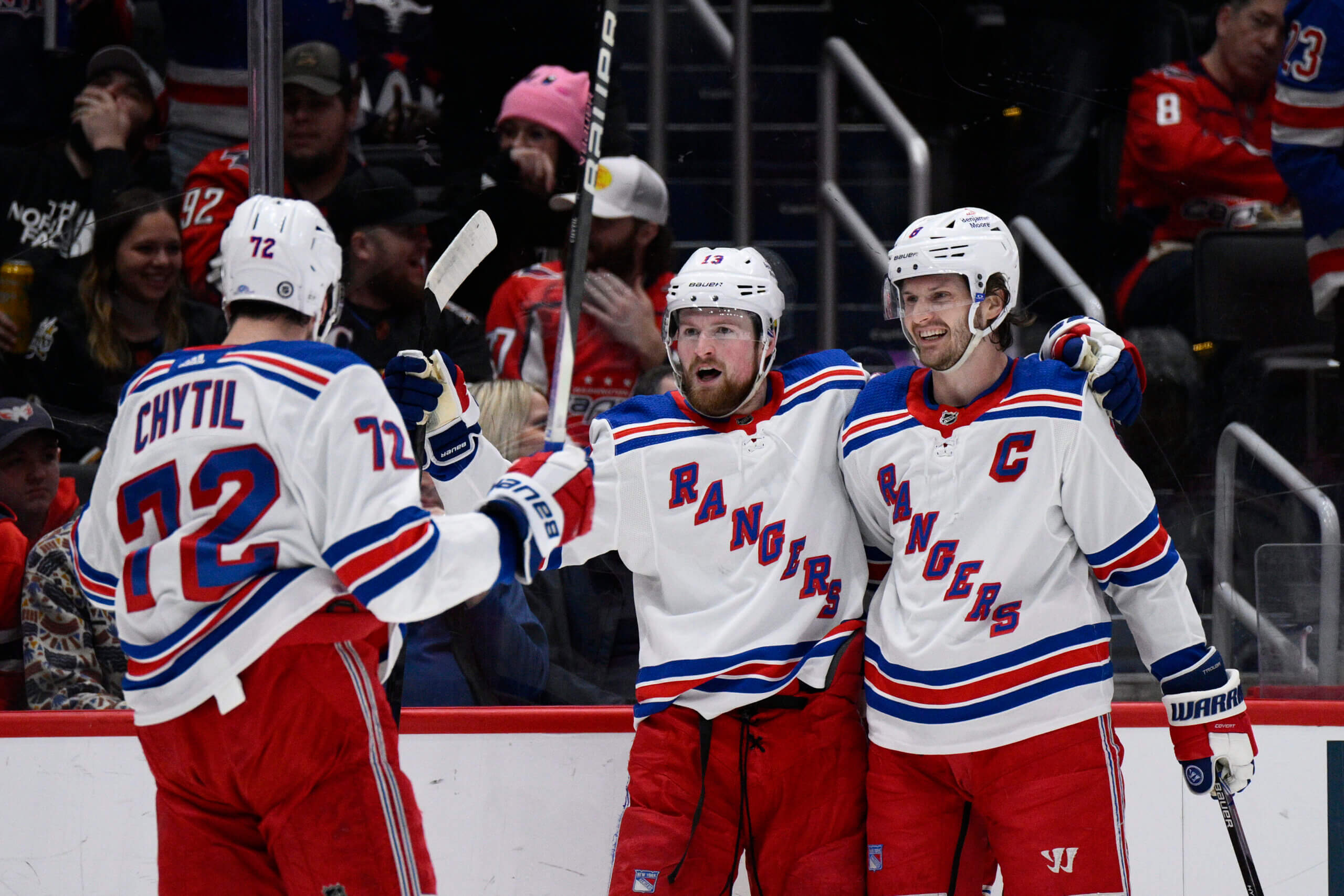 New York Rangers play New Jersey Devils with their regular NHL lineup