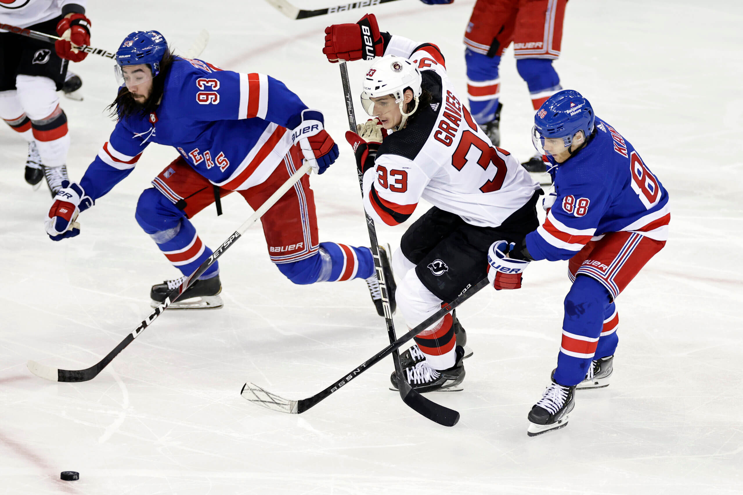 Devils Thrash Rangers in Pivotal Game Five, Take 3-2 Series Lead