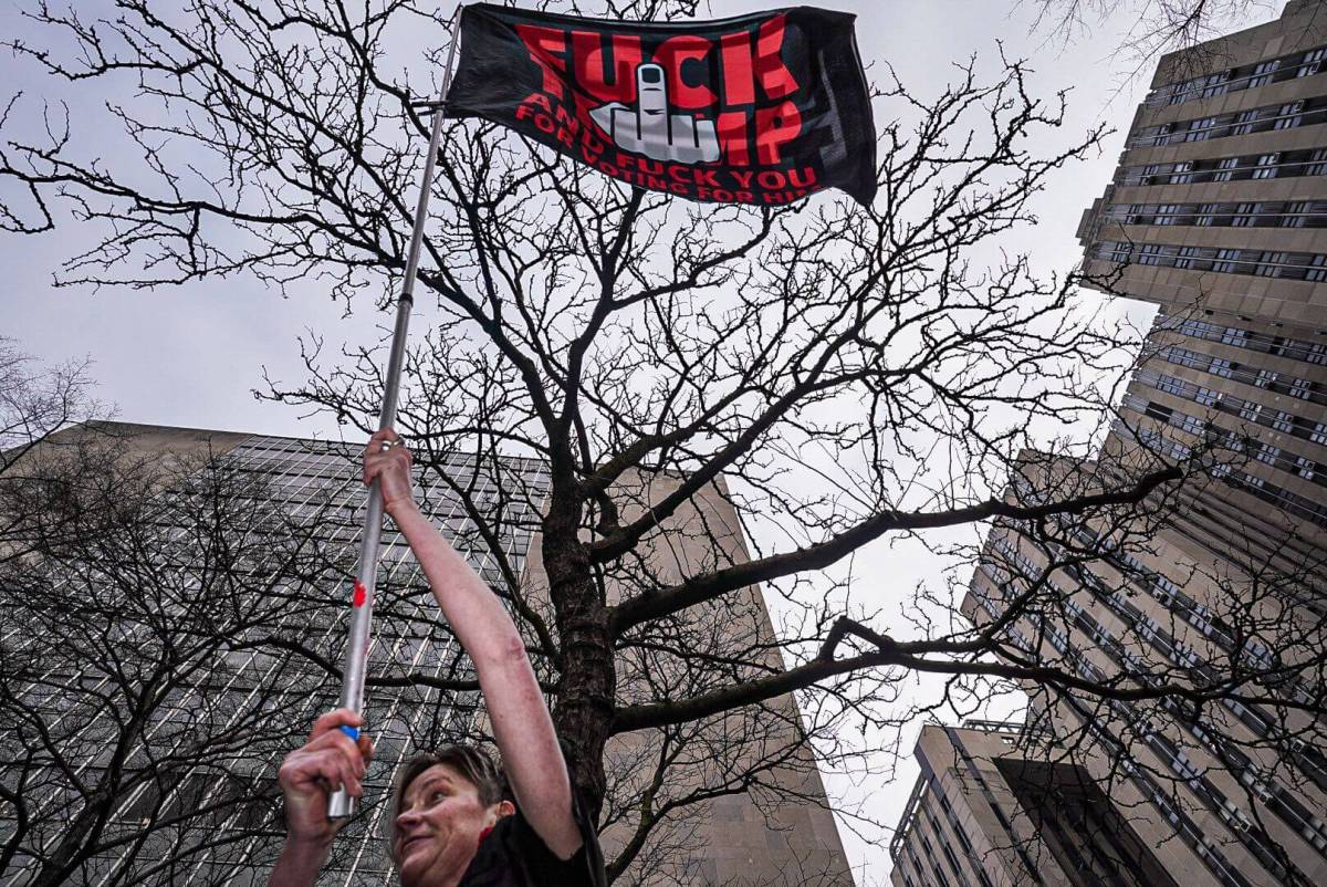 Trump Arraignment Protest