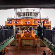 Dorothy Day maiden voyage on Staten Island Ferry