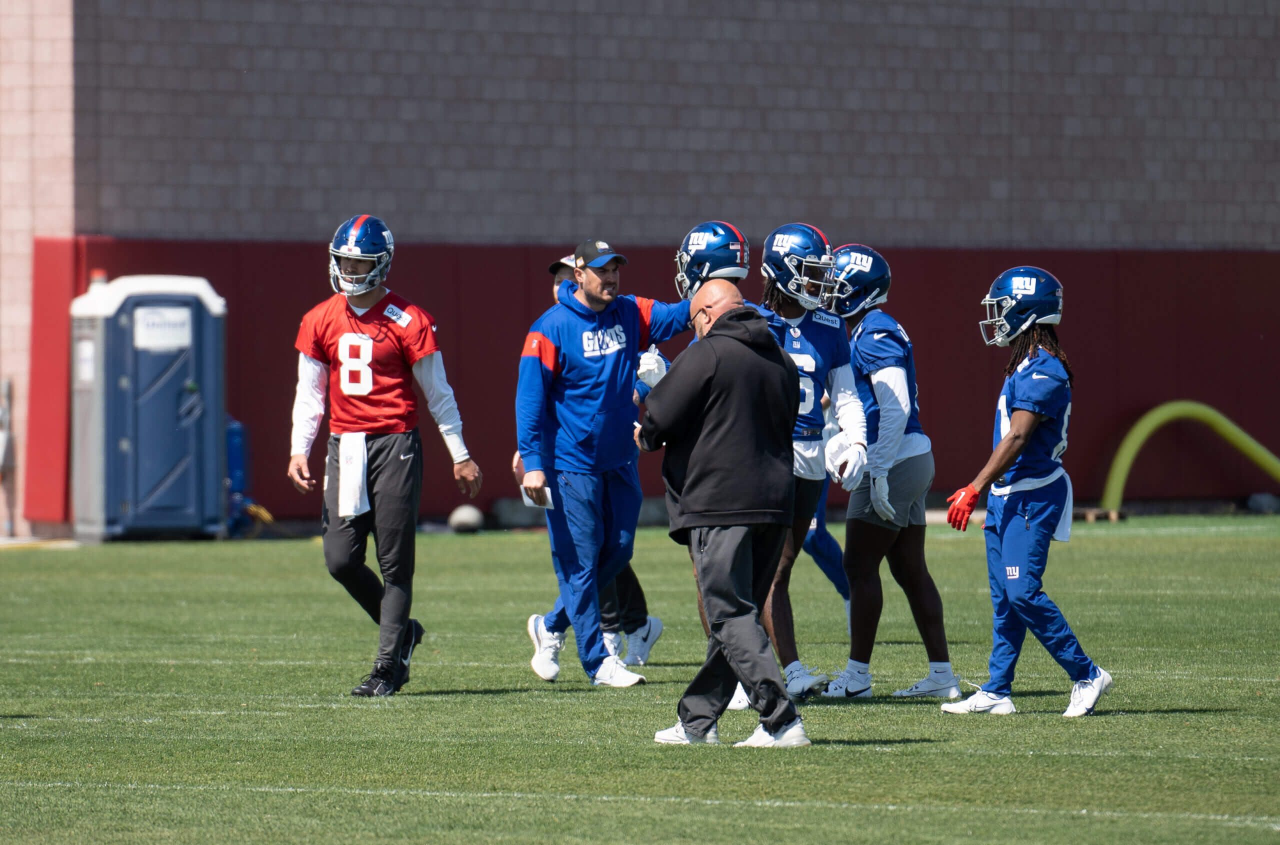 Photos: Daniel Jones and the NY Giants report for third day of OTA's