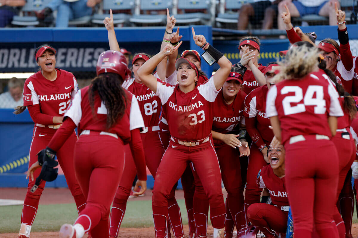 Oklahoma wins third straight Women’s College World Series title ...