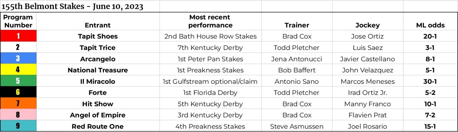 amNY at the Track: Belmont Stakes picks – Will Forte win a classic, or ...