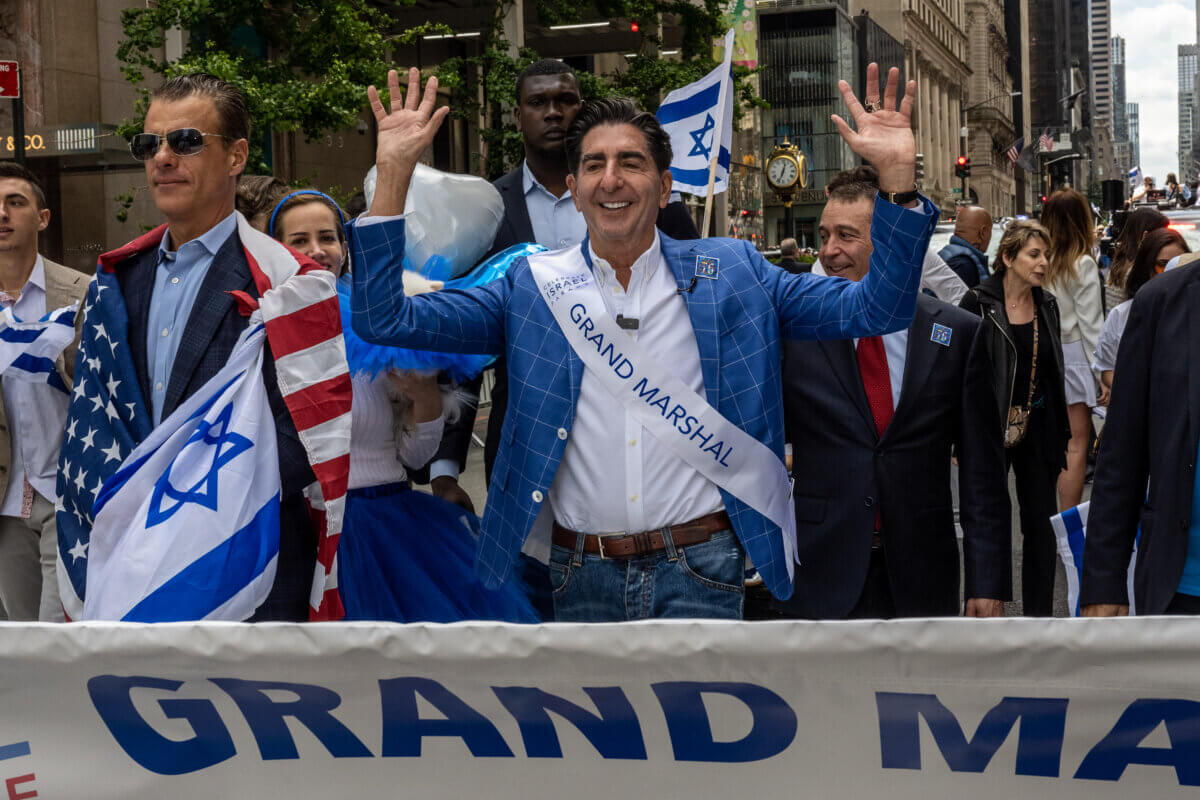 Harley Lippman was the grand marshall of the "Celebrate Israel Parade."