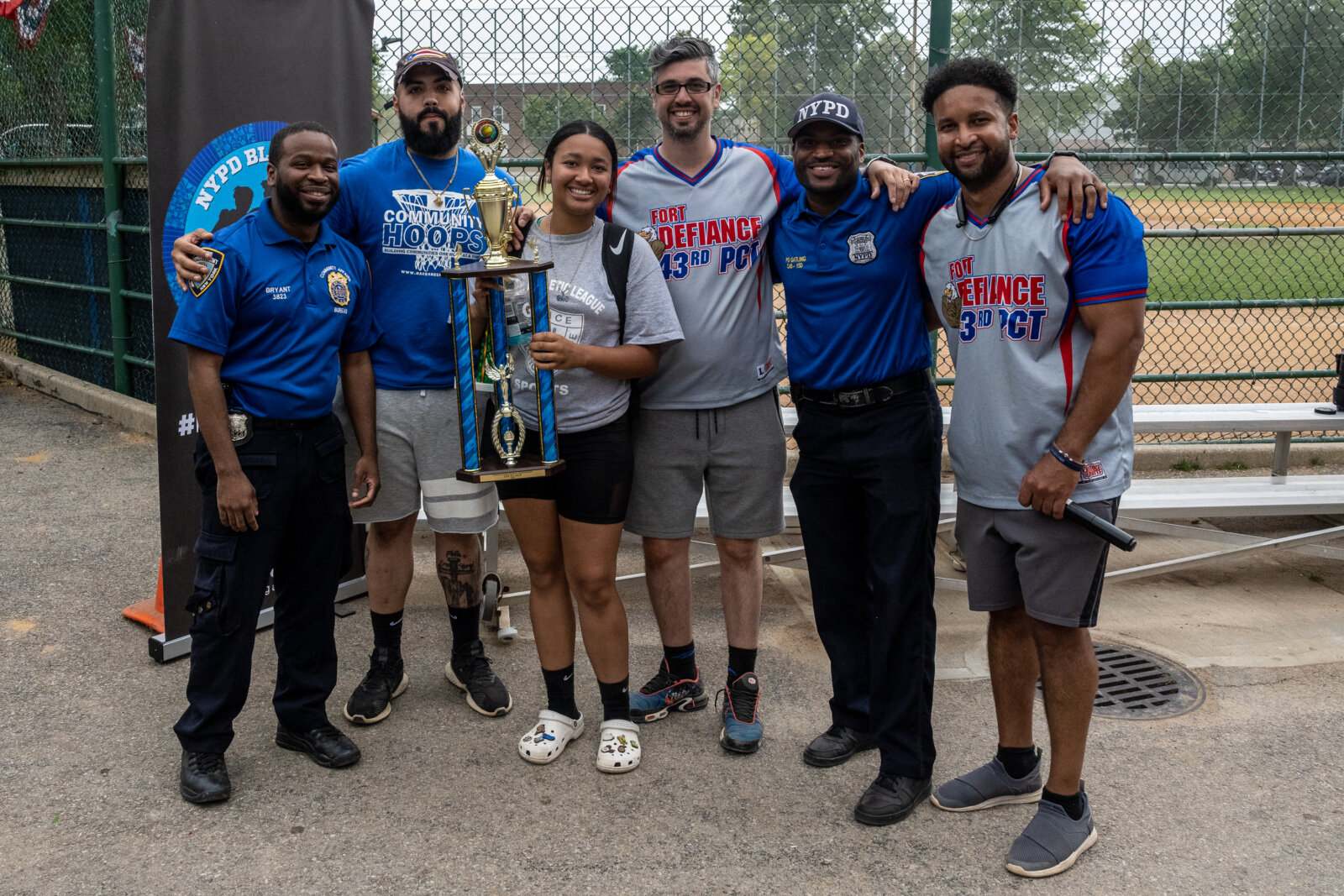 Bronx’s 43rd Precinct Blue Chips softball team wins championship