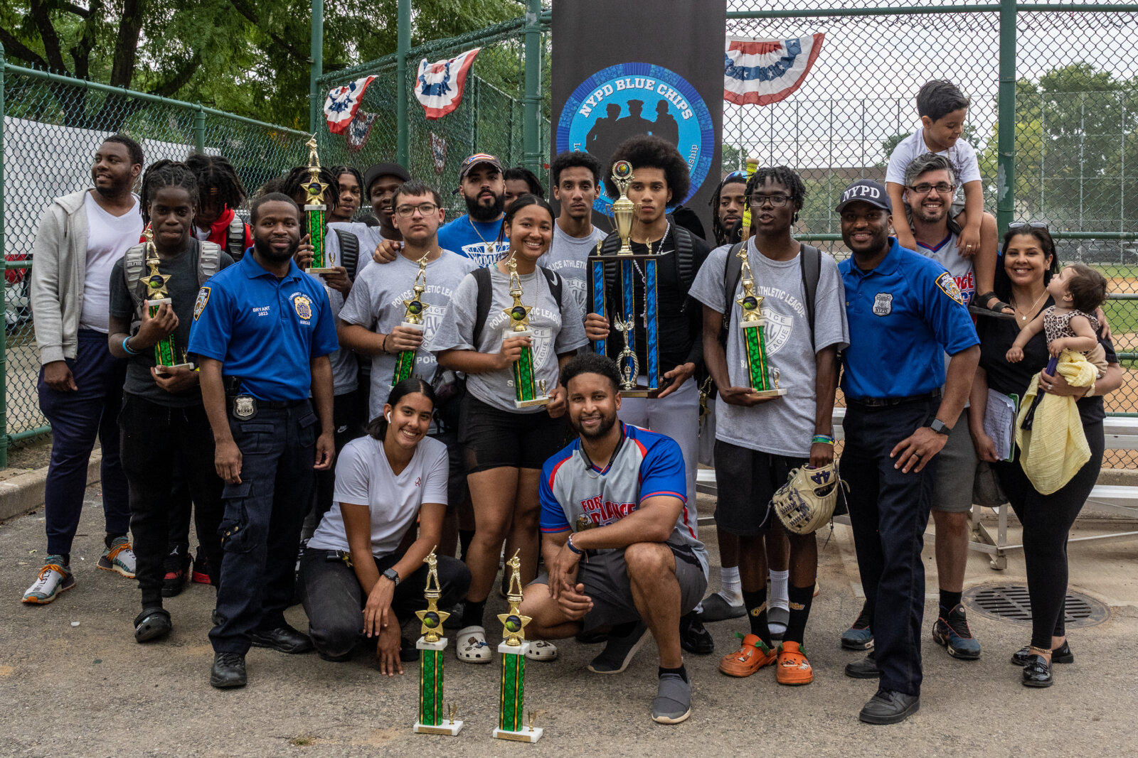 Bronx’s 43rd Precinct Blue Chips softball team wins championship