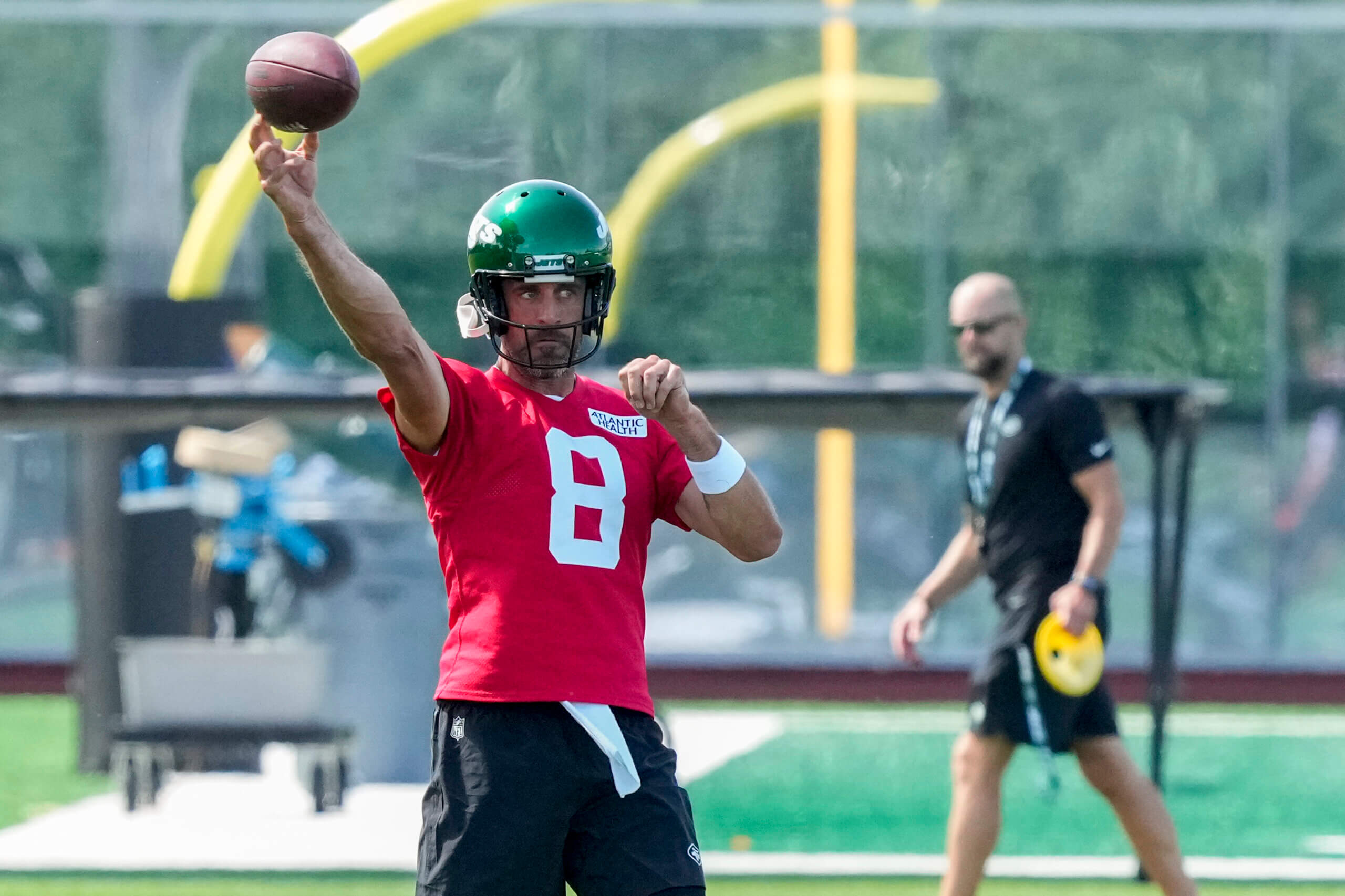 Aaron Rodgers appears very committed to New York Jets