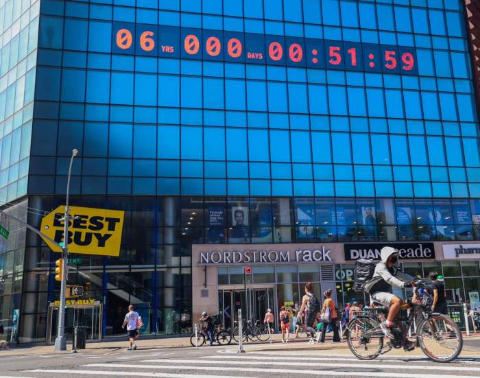 Climate Clock in Union Square