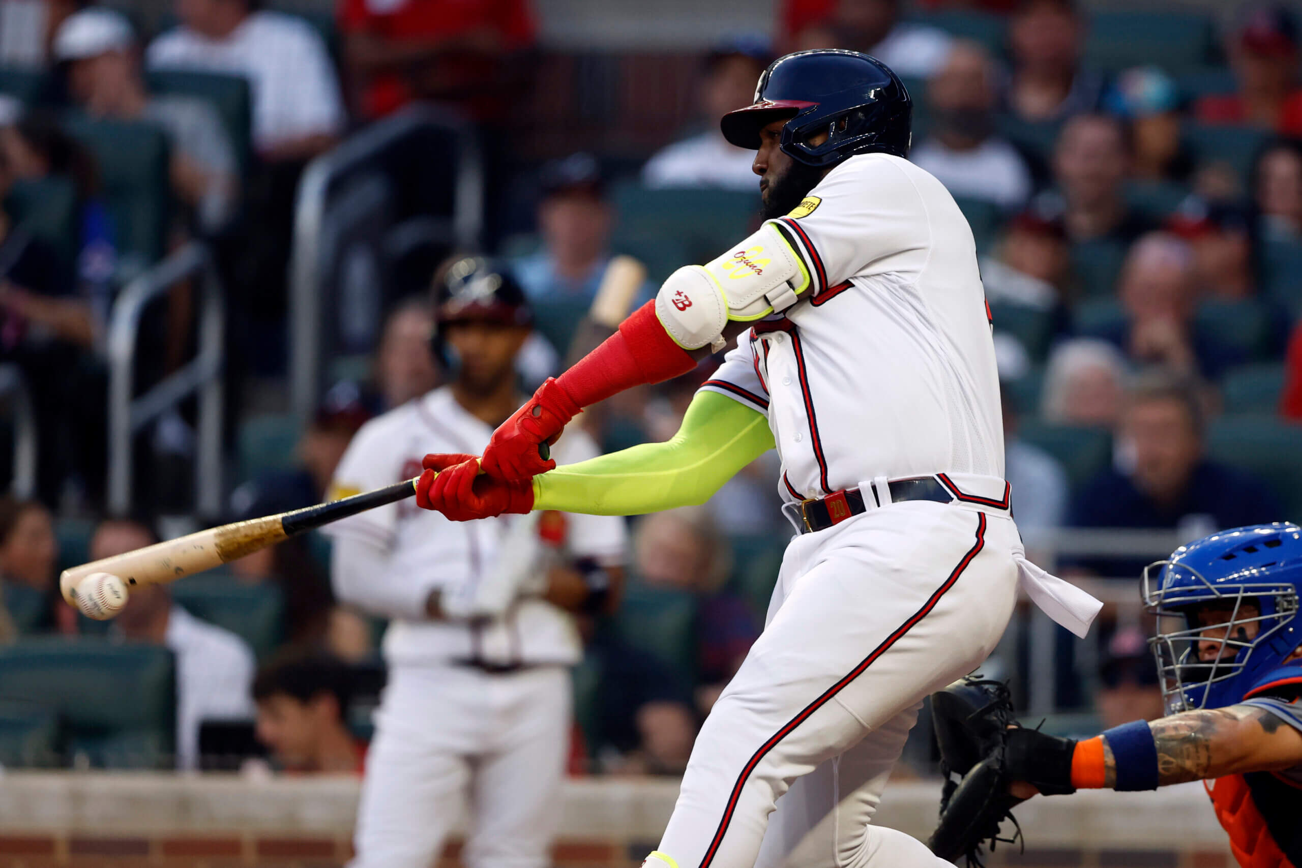 Marcell Ozuna out of the Braves lineup Tuesday - Battery Power