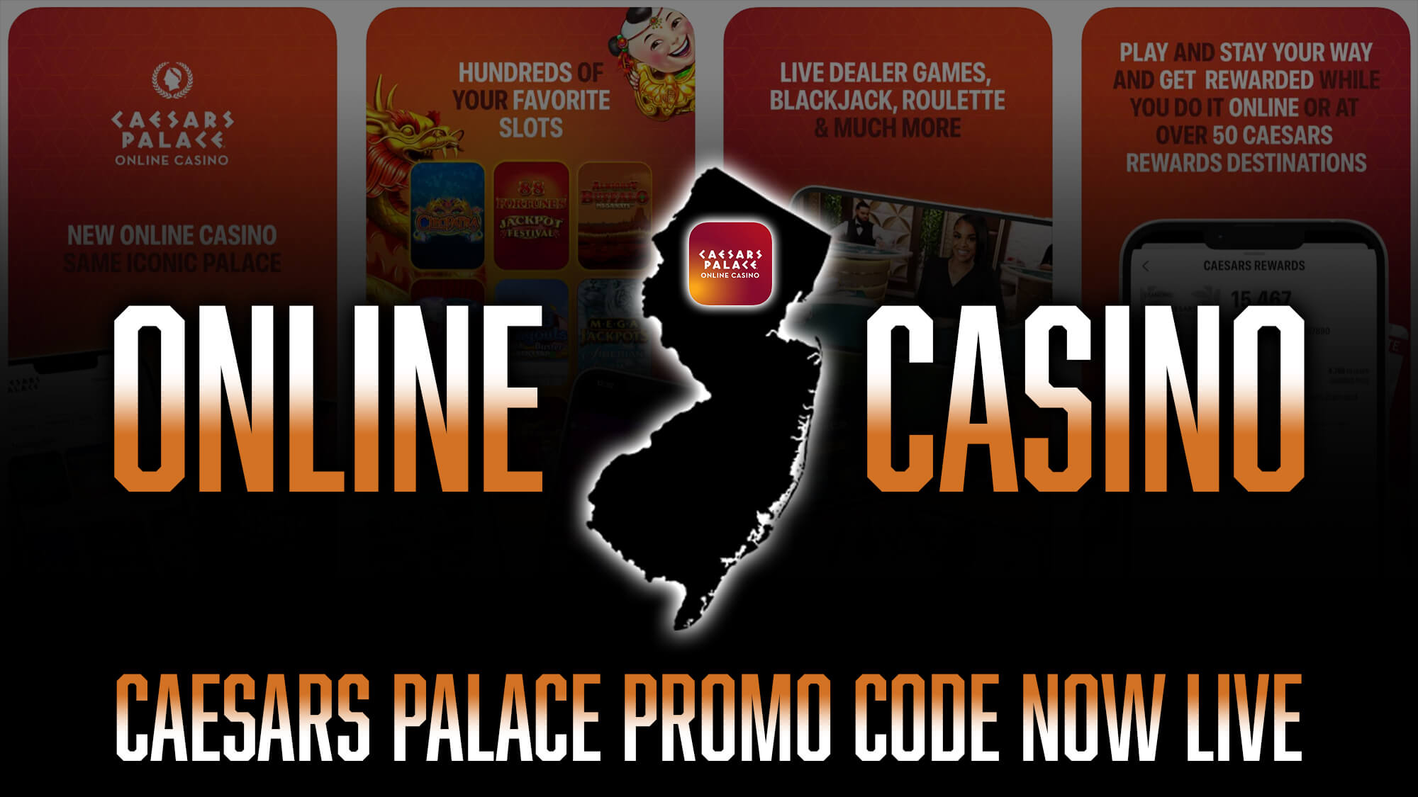 Caesars Palace Promo Code Get 1,260 Online Casino Bonus (NJ, PA)