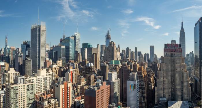 Office buildings in Midtown Manhattan