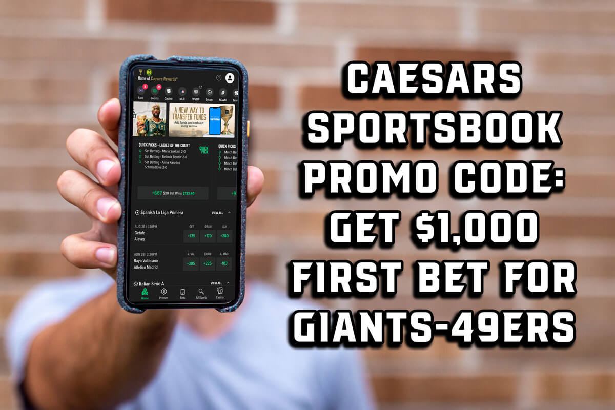 Score sportsbook betting bonuses for Giants vs. 49ers odds on Thursday  Night Football from Caesars, BetMGM & more