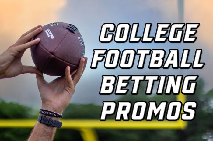 College football betting promos