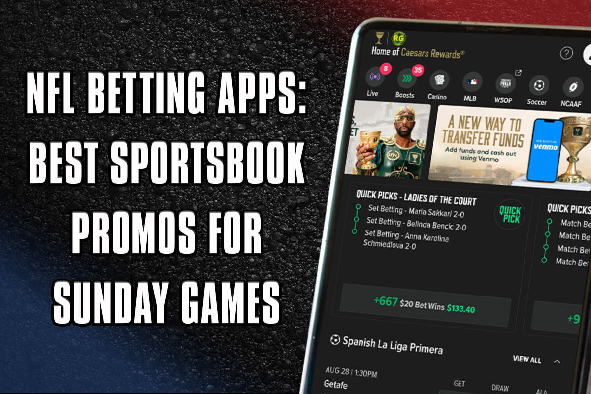 NFL betting apps Best sportsbook promos for Sunday games amNewYork
