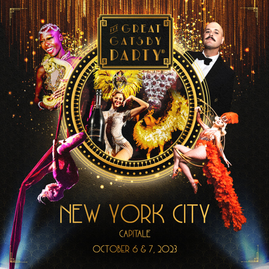 The Great Gatsby Party Coming To NYC For Larger Than Life Two Night   NYC 900x900 