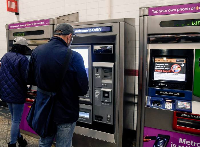 OMNY vending machines