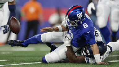 Cowboys rip error-prone Giants 40-0 for worst shutout l