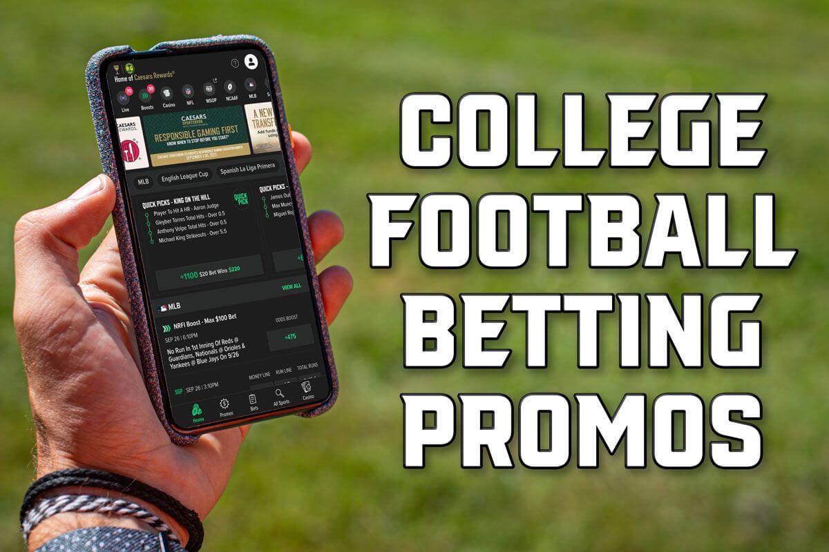 college football betting promos