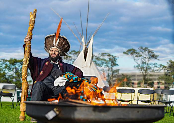 Indigenous Peoples Day celebration on Randall's Island