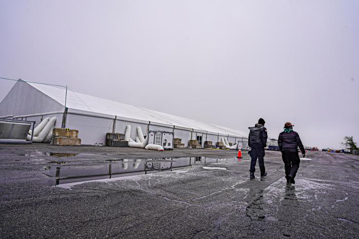 Floyd Bennett Field HERRC prepares to open for migrant families