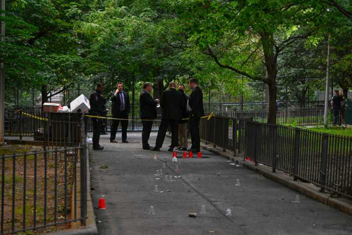 Detectives from Brooklyn North investigate