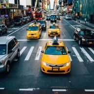 Congestion pricing will apply to riders, not drivers, of taxis, Ubers, and Lyfts.