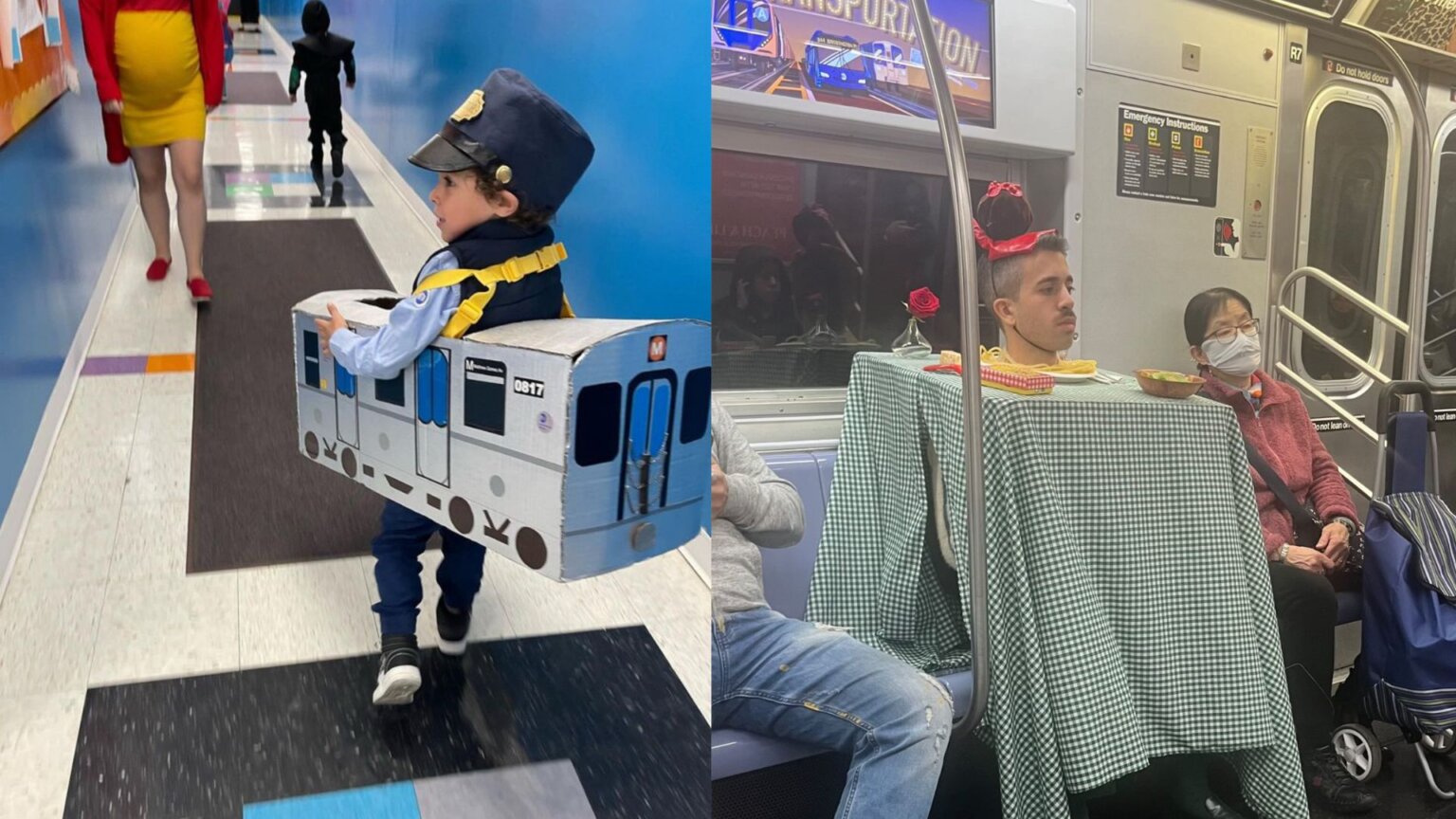 Take a look at these wildly creative Halloween costumes spotted in New