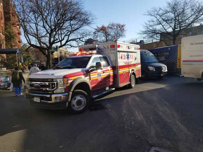 An FDNY ambulance in Brooklyn.