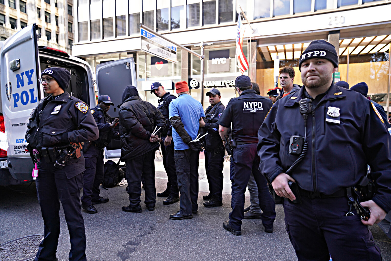 ‘Arrest Eric Adams’: Climate Protesters Cuffed Outside Of City Hall ...