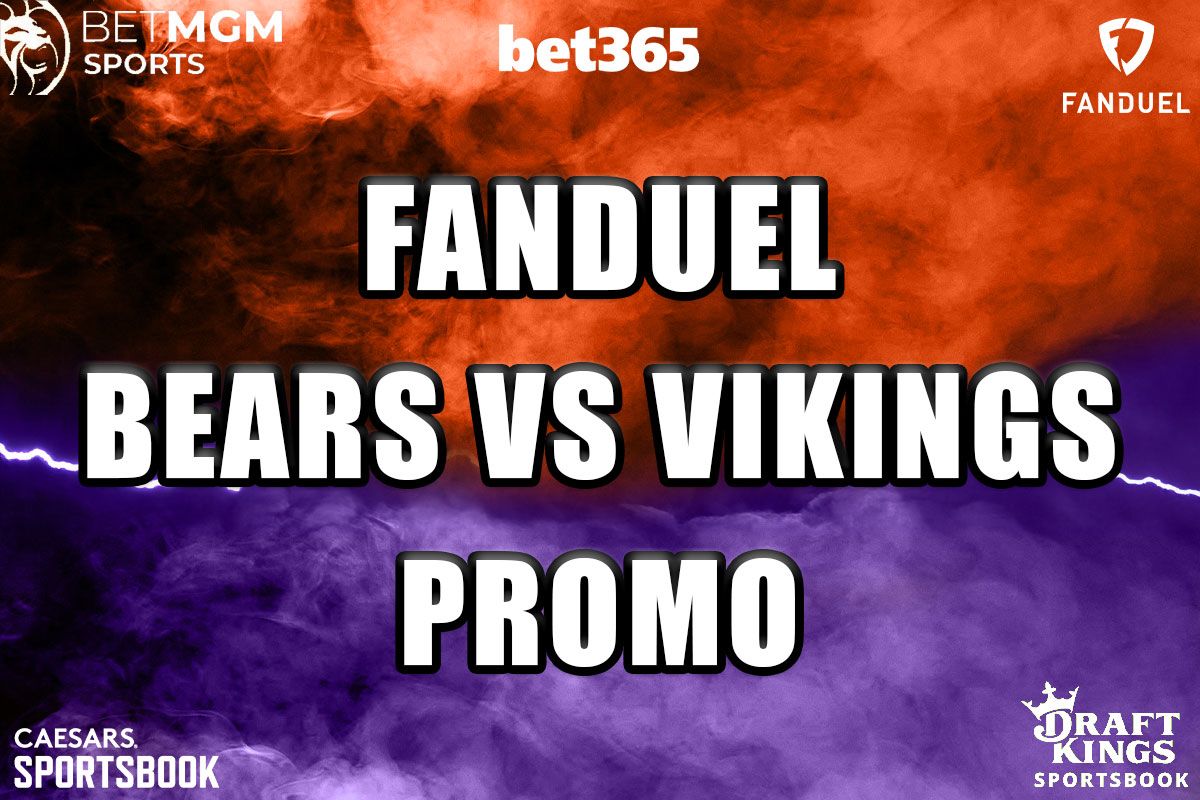 FanDuel BearsVikings Promo 30 to 1 odds on VikingsBears winner